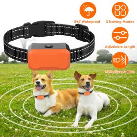Electric Dog Training Collar Receiver IP67 Waterproof Shock Vibration Beep Mode Anti-Bark Dog Deterrent Training Collar for Dog Fence System Electric Dog Training Collar Receiver IP67 Waterproof Shock Vibration Beep Mode Anti-Bark Dog Deterrent Training Collar for Dog Fence System